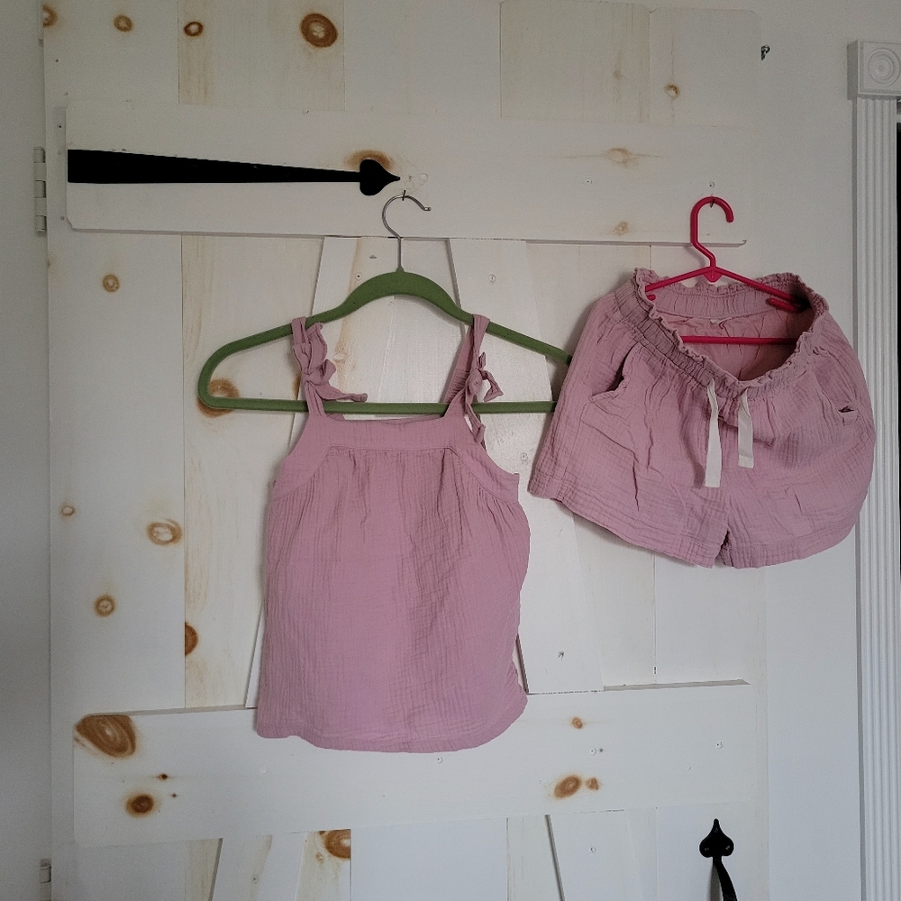 J.Crew Pink Tank Top and Shorts Set